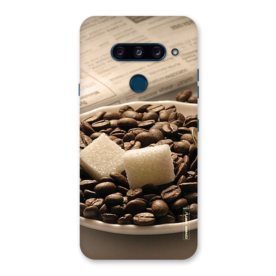 Coffee And Sugar Cubes Back Case for LG  V40 ThinQ