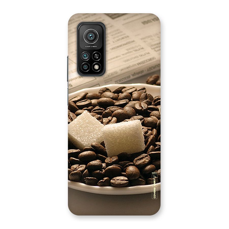 Coffee And Sugar Cubes Back Case for Mi 10T Pro 5G