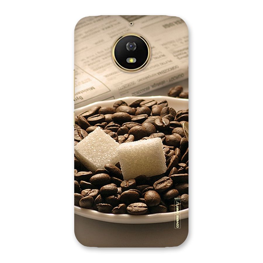 Coffee And Sugar Cubes Back Case for Moto G5s