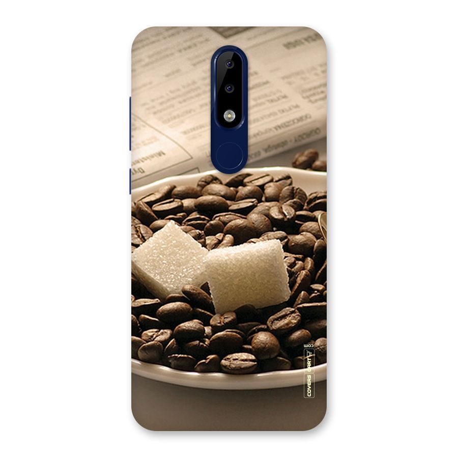 Coffee And Sugar Cubes Back Case for Nokia 5.1 Plus