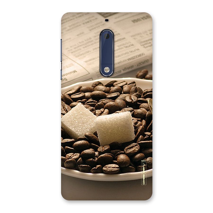 Coffee And Sugar Cubes Back Case for Nokia 5