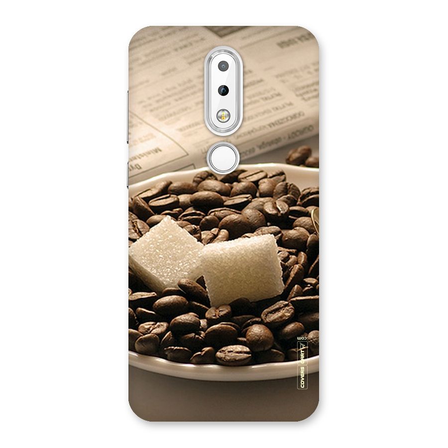 Coffee And Sugar Cubes Back Case for Nokia 6.1 Plus