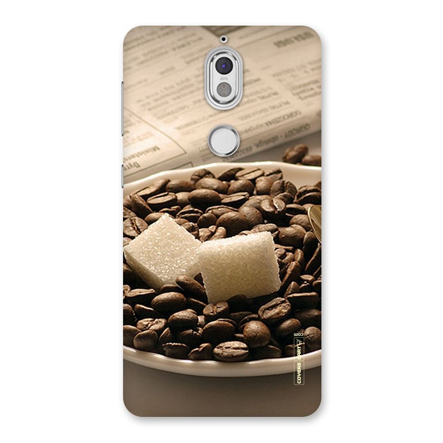 Coffee And Sugar Cubes Back Case for Nokia 7
