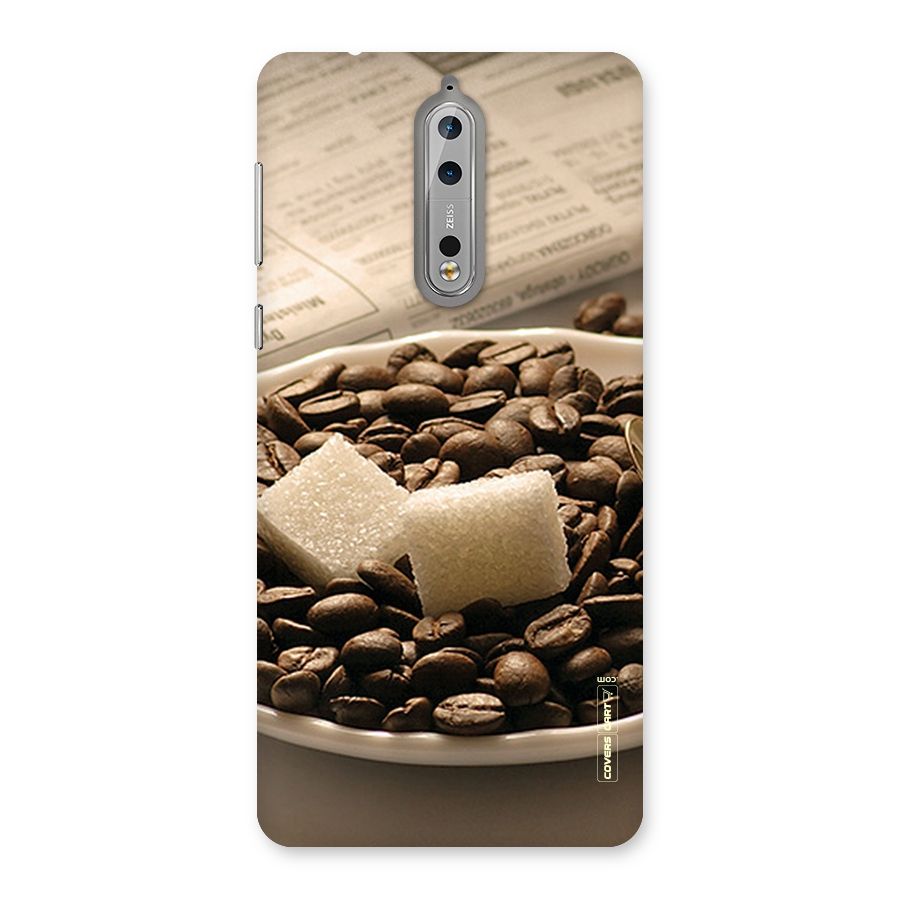 Coffee And Sugar Cubes Back Case for Nokia 8