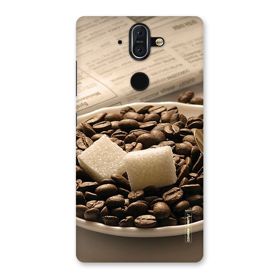 Coffee And Sugar Cubes Back Case for Nokia 8 Sirocco