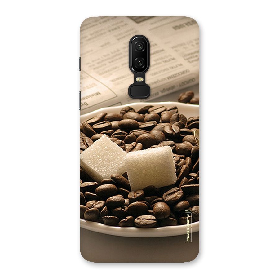 Coffee And Sugar Cubes Back Case for OnePlus 6