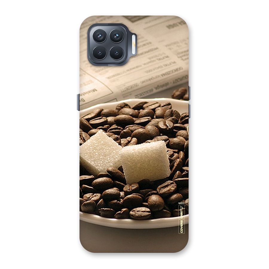 Coffee And Sugar Cubes Back Case for Oppo F17 Pro