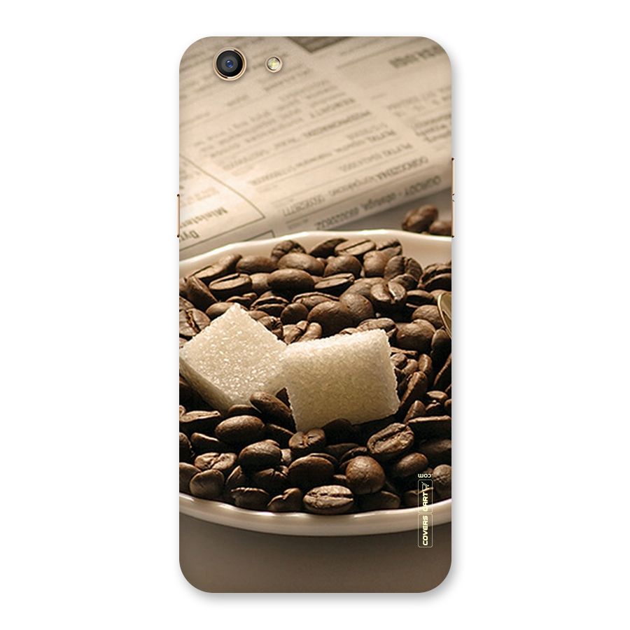 Coffee And Sugar Cubes Back Case for Oppo F3