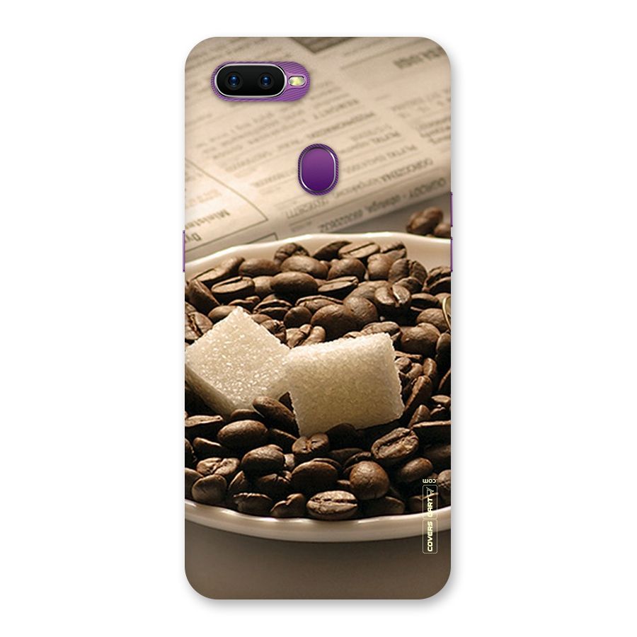 Coffee And Sugar Cubes Back Case for Oppo F9