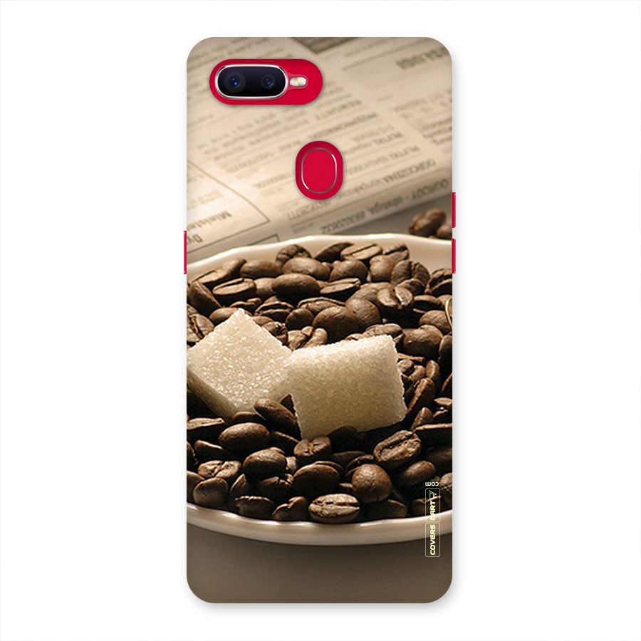 Coffee And Sugar Cubes Back Case for Oppo F9 Pro