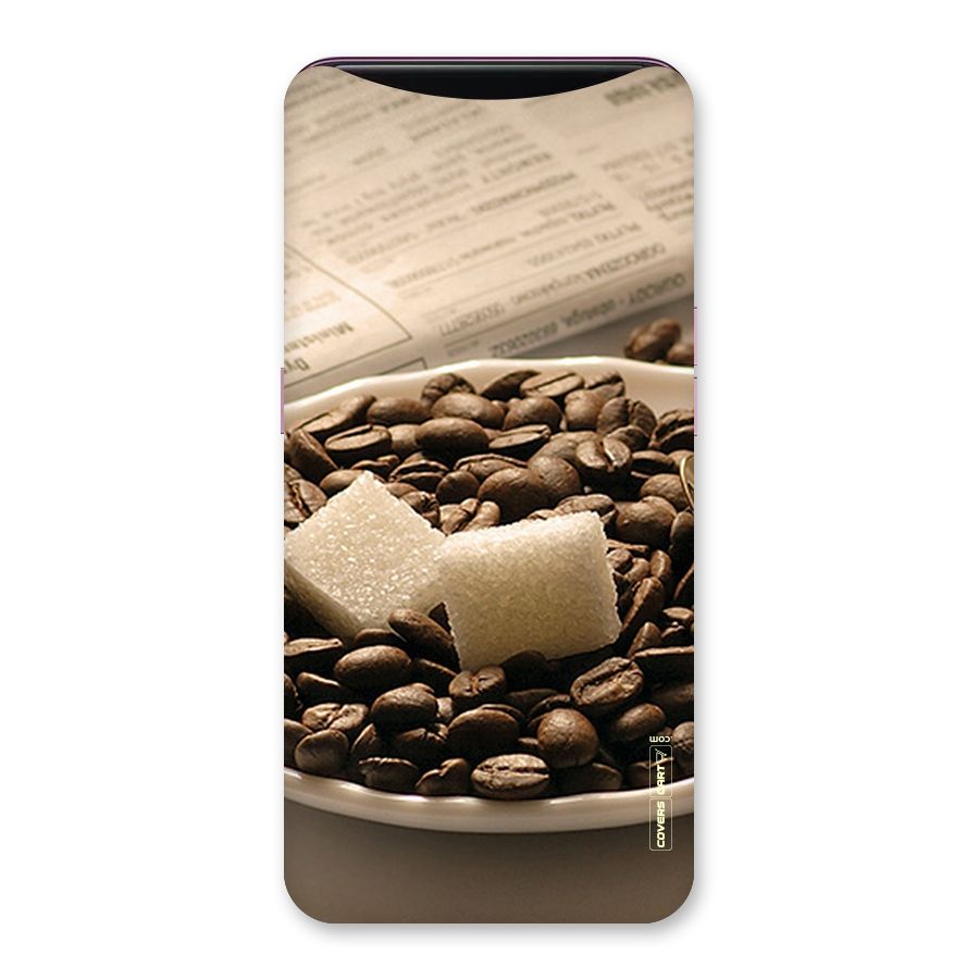 Coffee And Sugar Cubes Back Case for Oppo Find X