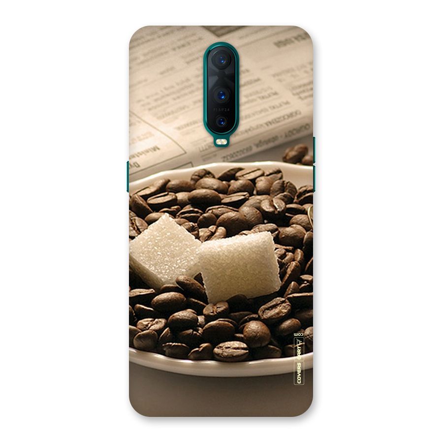 Coffee And Sugar Cubes Back Case for Oppo R17 Pro