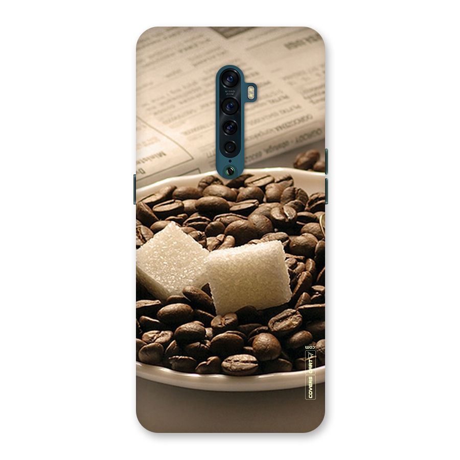 Coffee And Sugar Cubes Back Case for Oppo Reno2