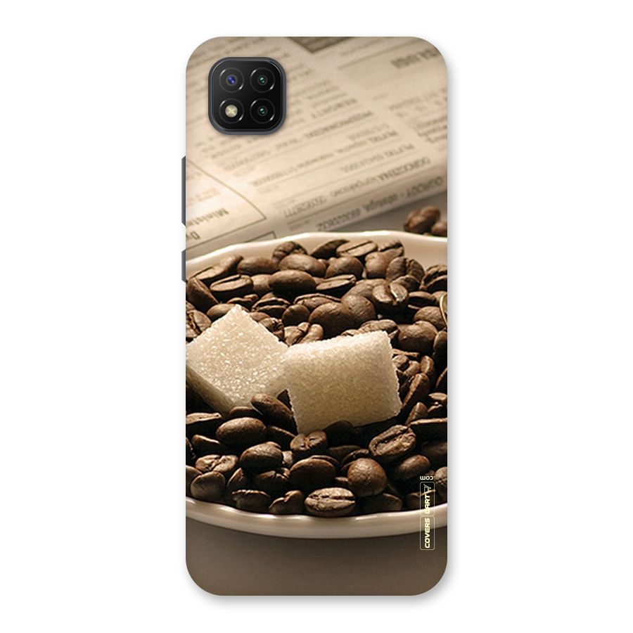 Coffee And Sugar Cubes Back Case for Poco C3
