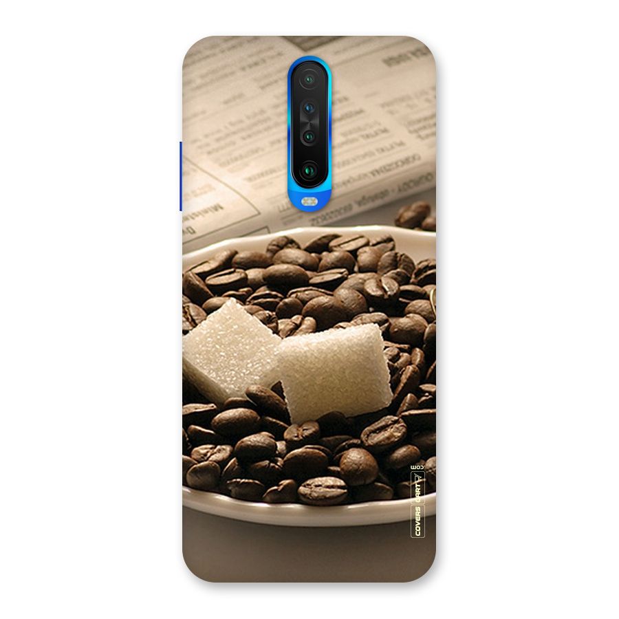Coffee And Sugar Cubes Back Case for Poco X2