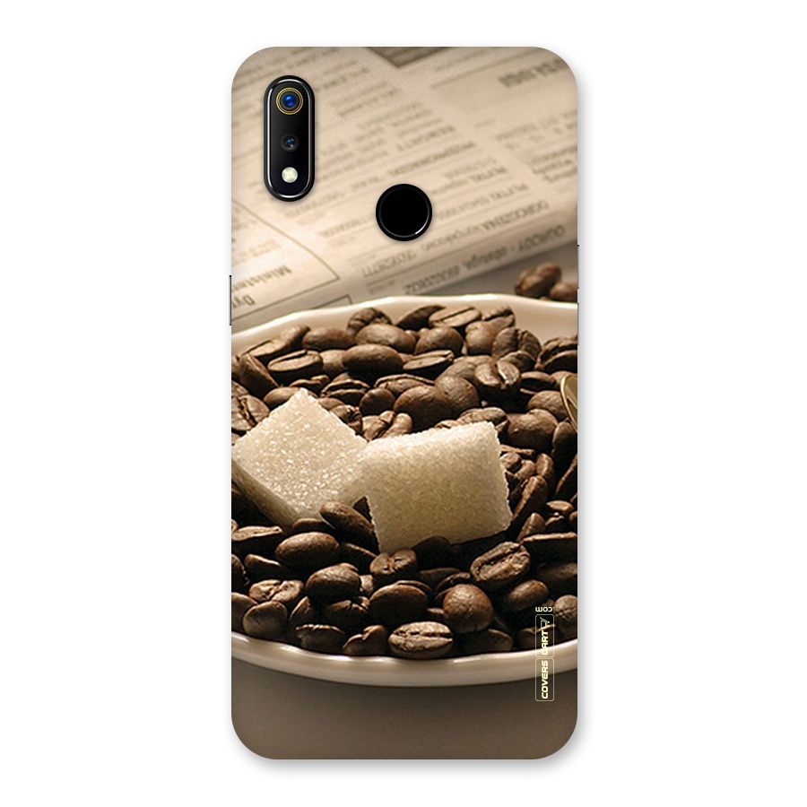 Coffee And Sugar Cubes Back Case for Realme 3