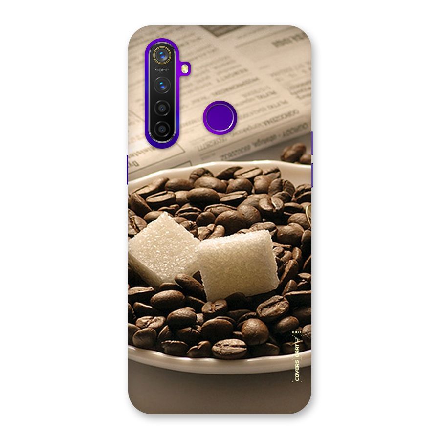 Coffee And Sugar Cubes Back Case for Realme 5 Pro