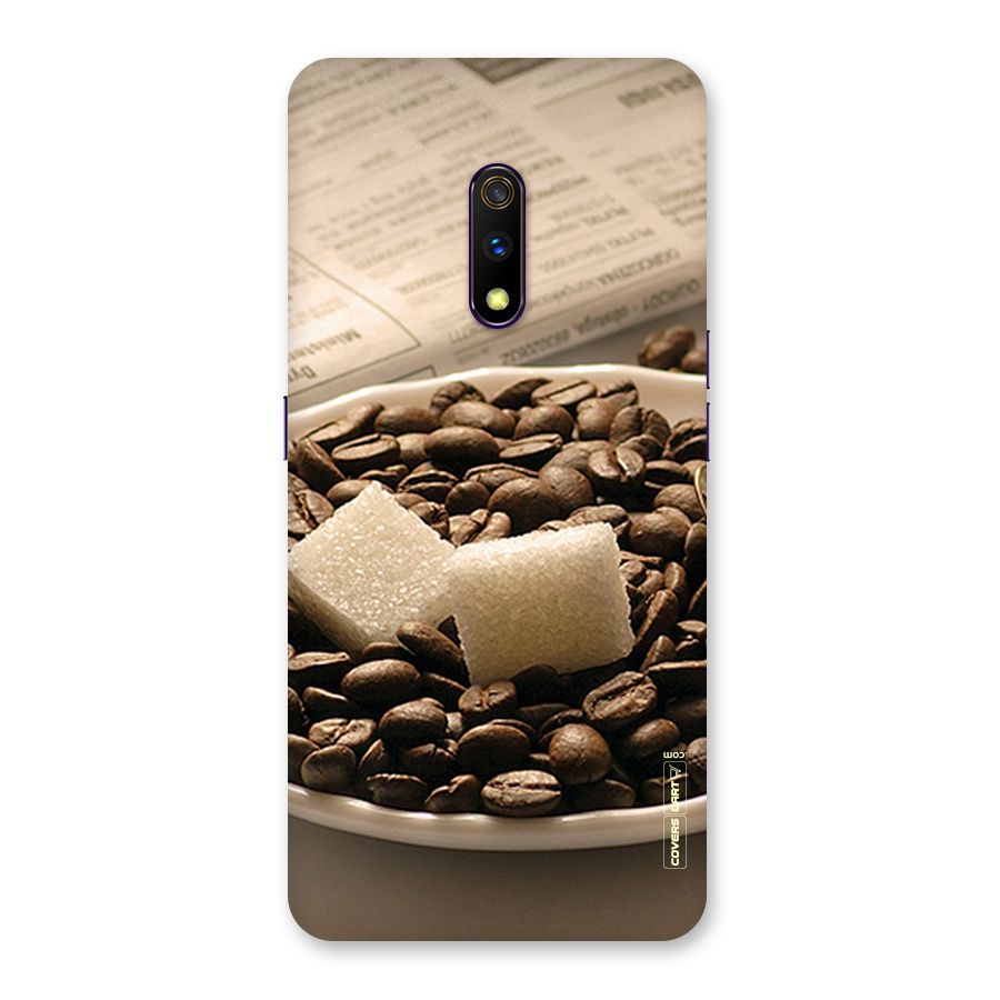 Coffee And Sugar Cubes Back Case for Realme X