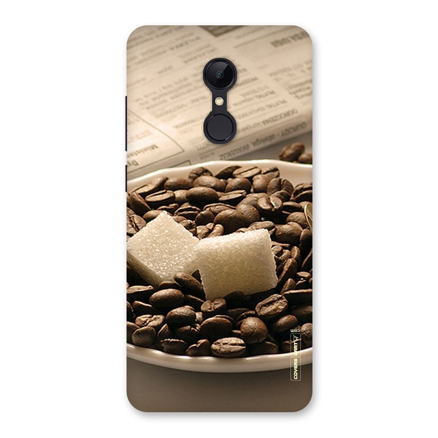 Coffee And Sugar Cubes Back Case for Redmi 5