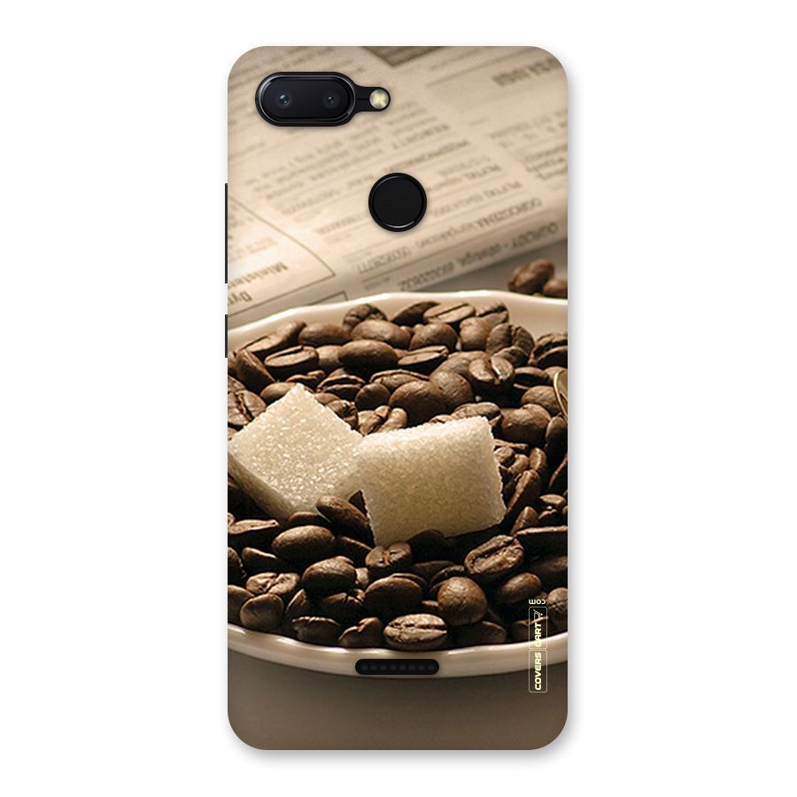 Coffee And Sugar Cubes Back Case for Redmi 6