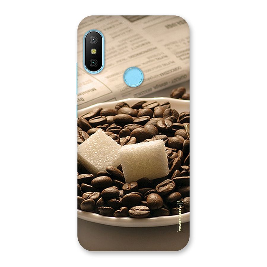 Coffee And Sugar Cubes Back Case for Redmi 6 Pro
