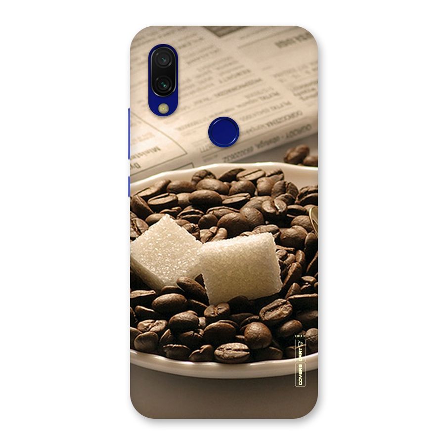 Coffee And Sugar Cubes Back Case for Redmi 7