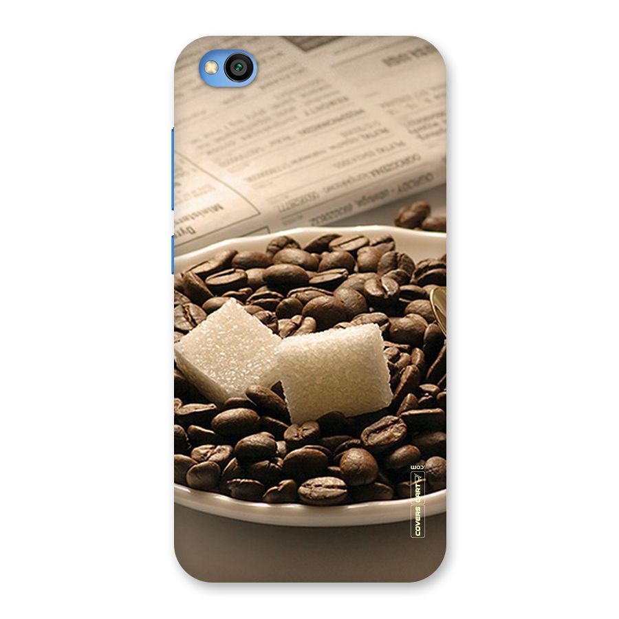 Coffee And Sugar Cubes Back Case for Redmi Go