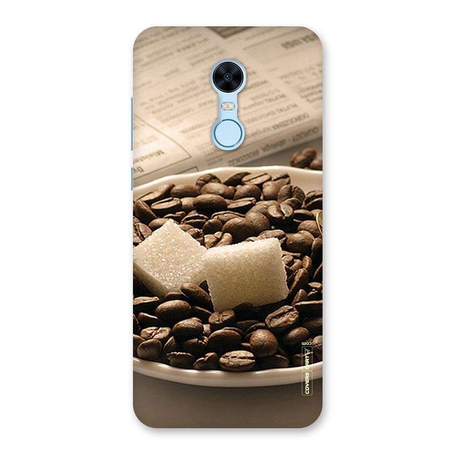 Coffee And Sugar Cubes Back Case for Redmi Note 5