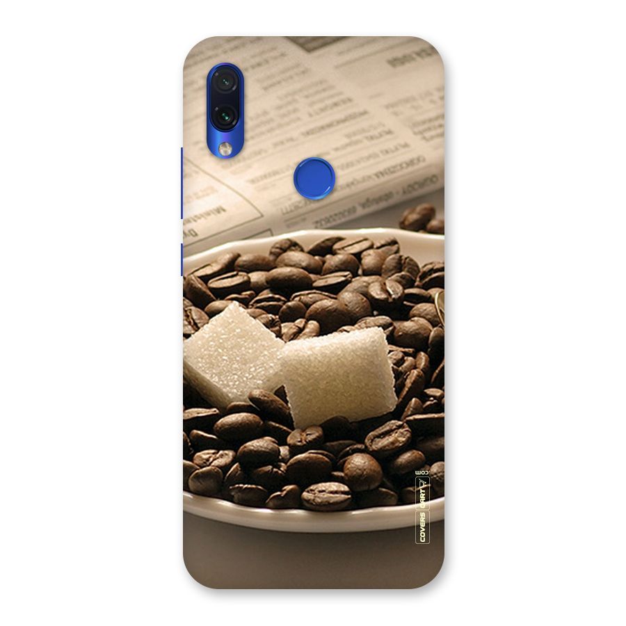 Coffee And Sugar Cubes Back Case for Redmi Note 7