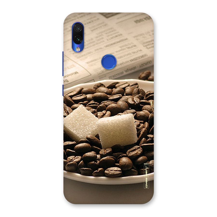 Coffee And Sugar Cubes Back Case for Redmi Note 7S