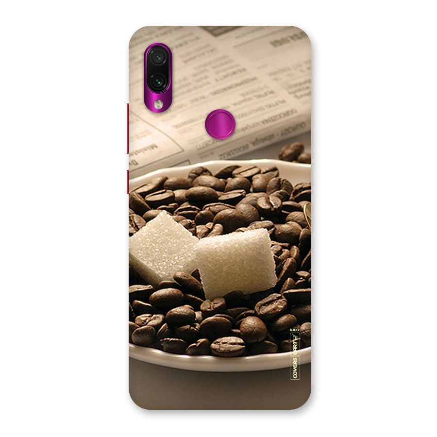 Coffee And Sugar Cubes Back Case for Redmi Note 7 Pro