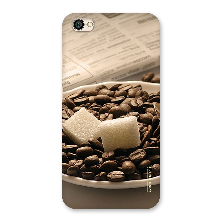 Coffee And Sugar Cubes Back Case for Redmi Y1 Lite