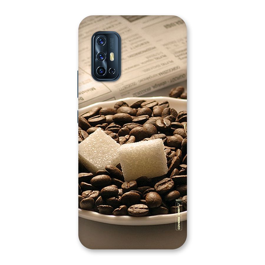 Coffee And Sugar Cubes Back Case for Vivo V17