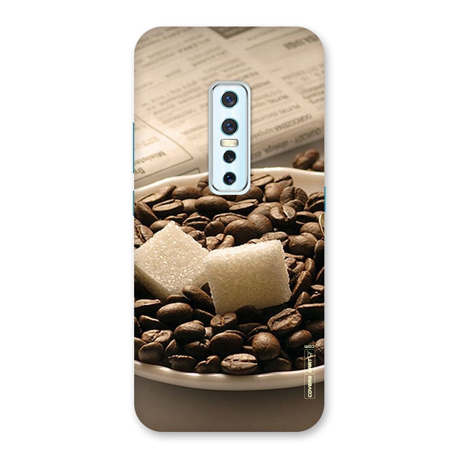 Coffee And Sugar Cubes Back Case for Vivo V17 Pro