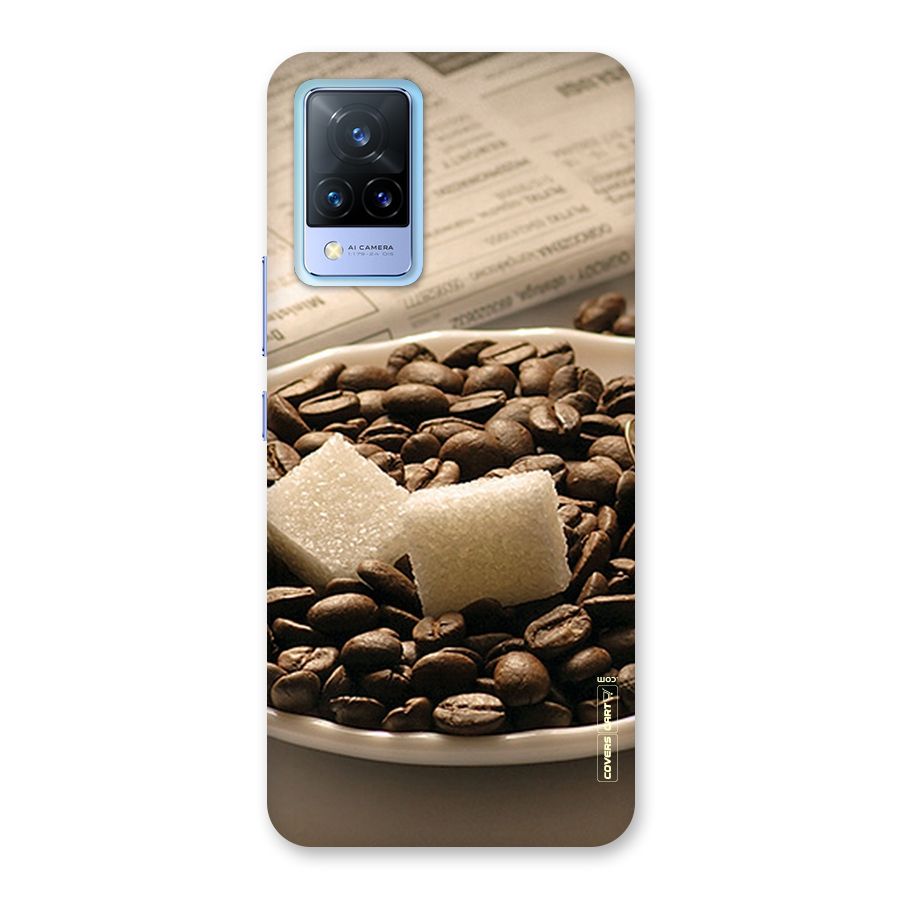 Coffee And Sugar Cubes Back Case for Vivo V21 5G