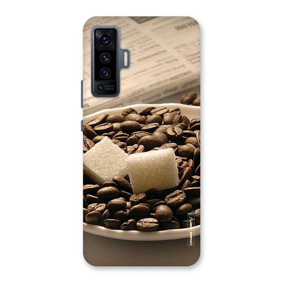 Coffee And Sugar Cubes Back Case for Vivo X50