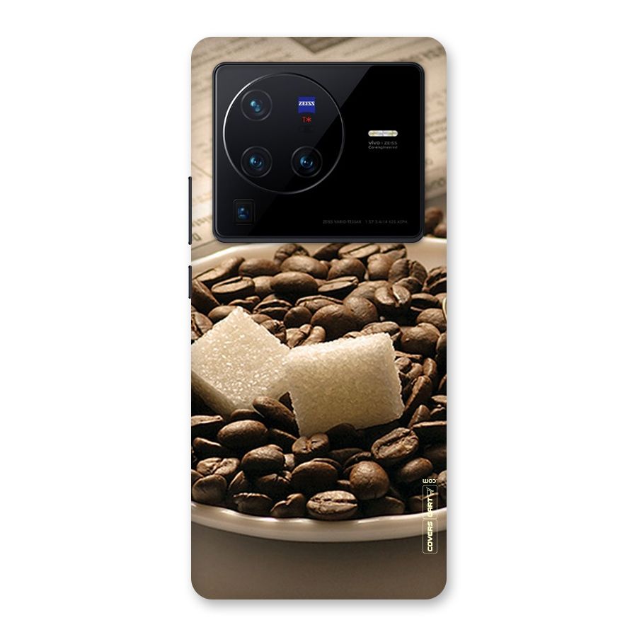 Coffee And Sugar Cubes Back Case for Vivo X80 Pro
