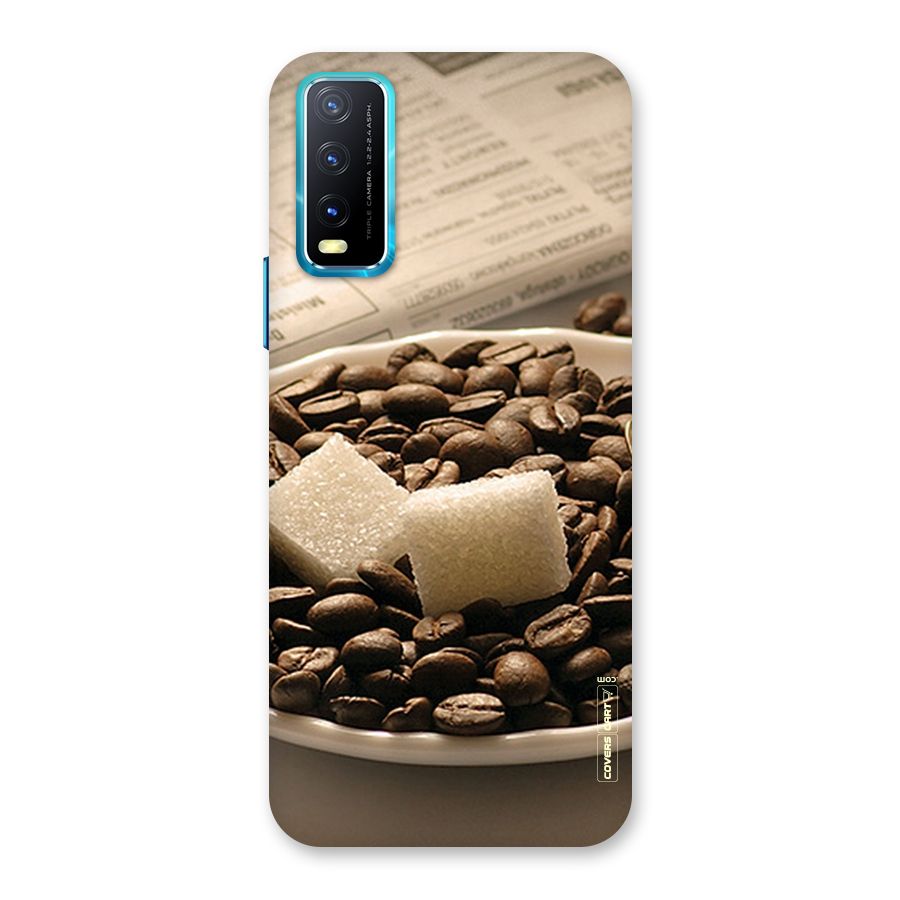 Coffee And Sugar Cubes Back Case for Vivo Y20