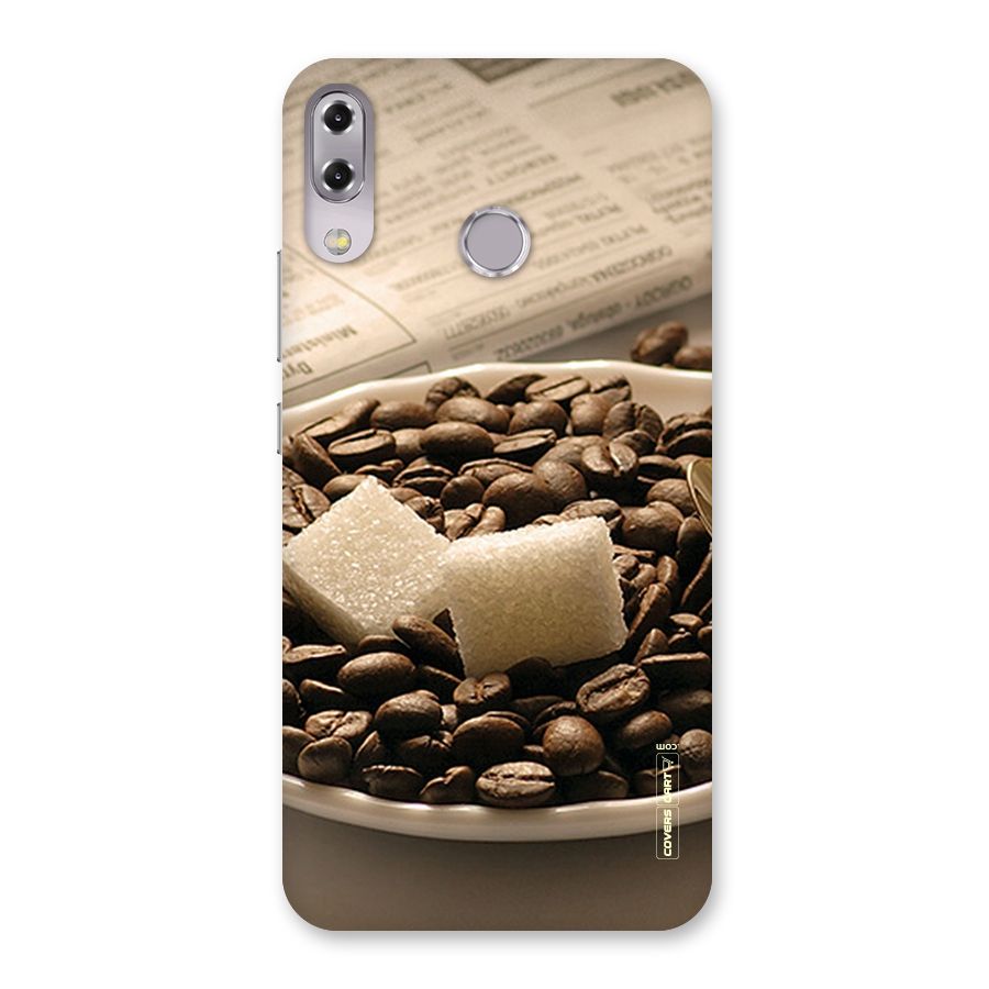 Coffee And Sugar Cubes Back Case for Zenfone 5Z