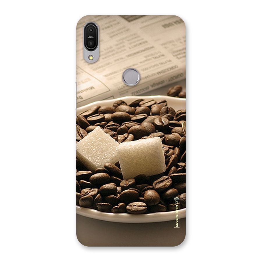 Coffee And Sugar Cubes Back Case for Zenfone Max Pro M1