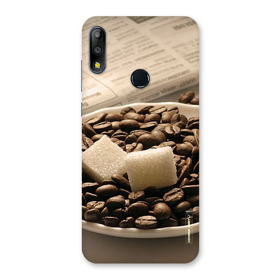 Coffee And Sugar Cubes Back Case for Zenfone Max Pro M2