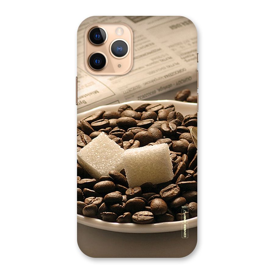 Coffee And Sugar Cubes Back Case for iPhone 11 Pro