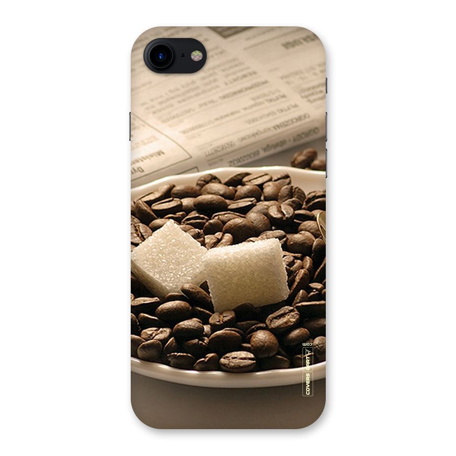 Coffee And Sugar Cubes Back Case for iPhone SE 2020