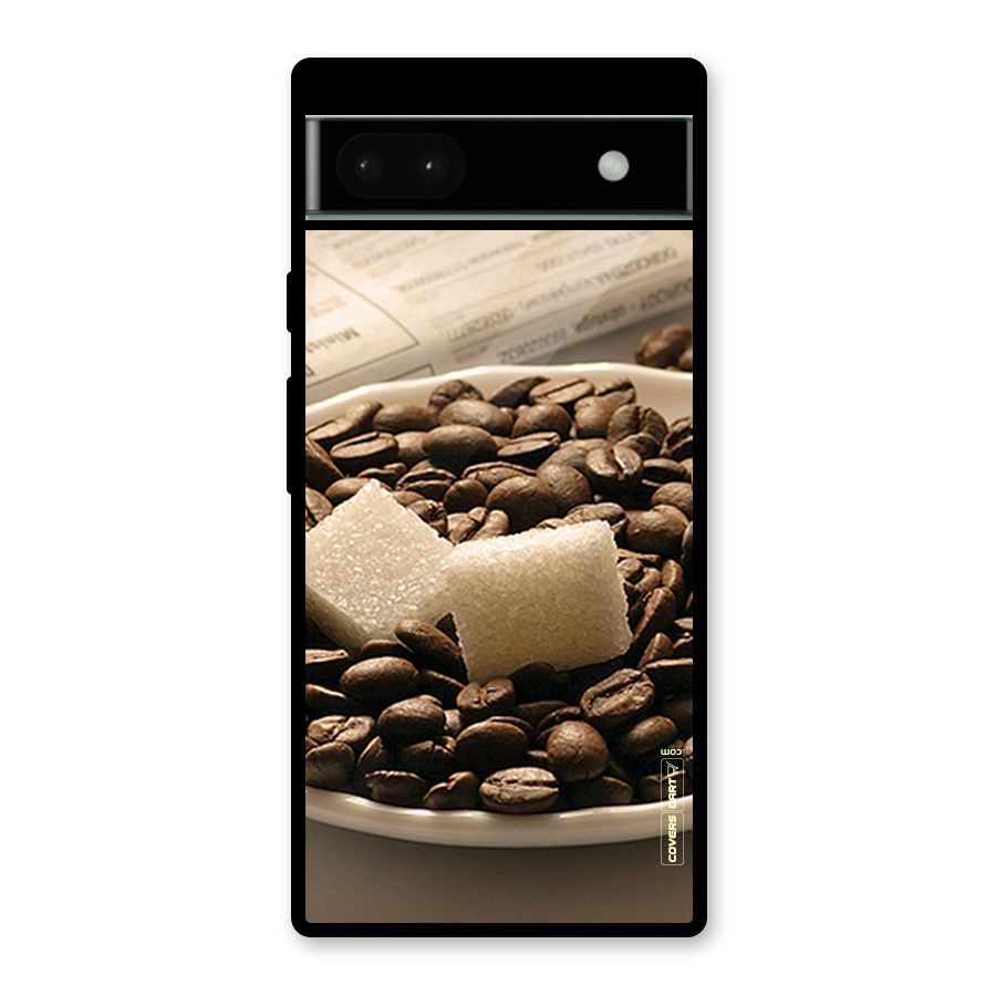 Coffee And Sugar Cubes Glass Back Case for Google Pixel 6a