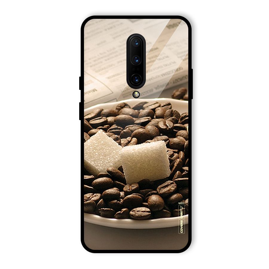 Coffee And Sugar Cubes Glass Back Case for OnePlus 7 Pro
