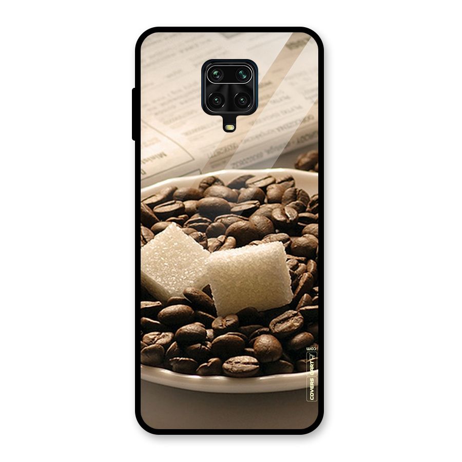 Coffee And Sugar Cubes Glass Back Case for Poco M2 Pro