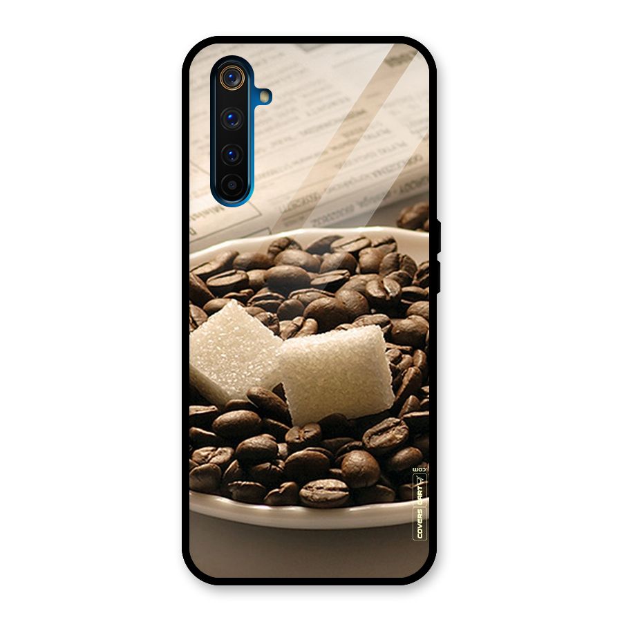 Coffee And Sugar Cubes Glass Back Case for Realme 6 Pro
