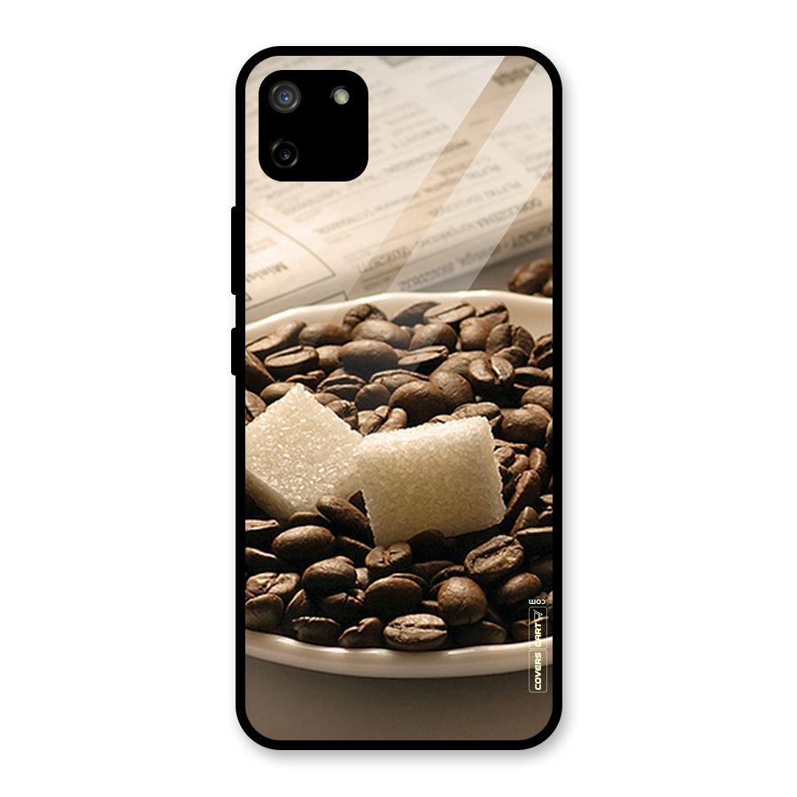 Coffee And Sugar Cubes Glass Back Case for Realme C11