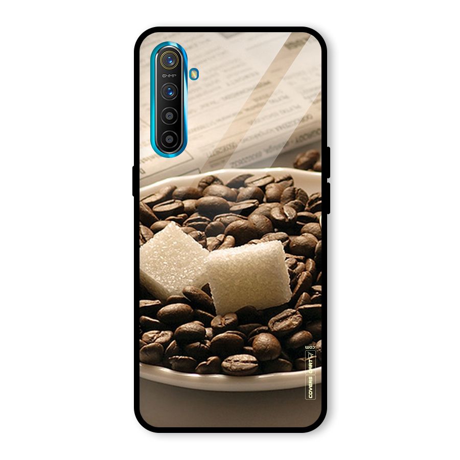Coffee And Sugar Cubes Glass Back Case for Realme X2