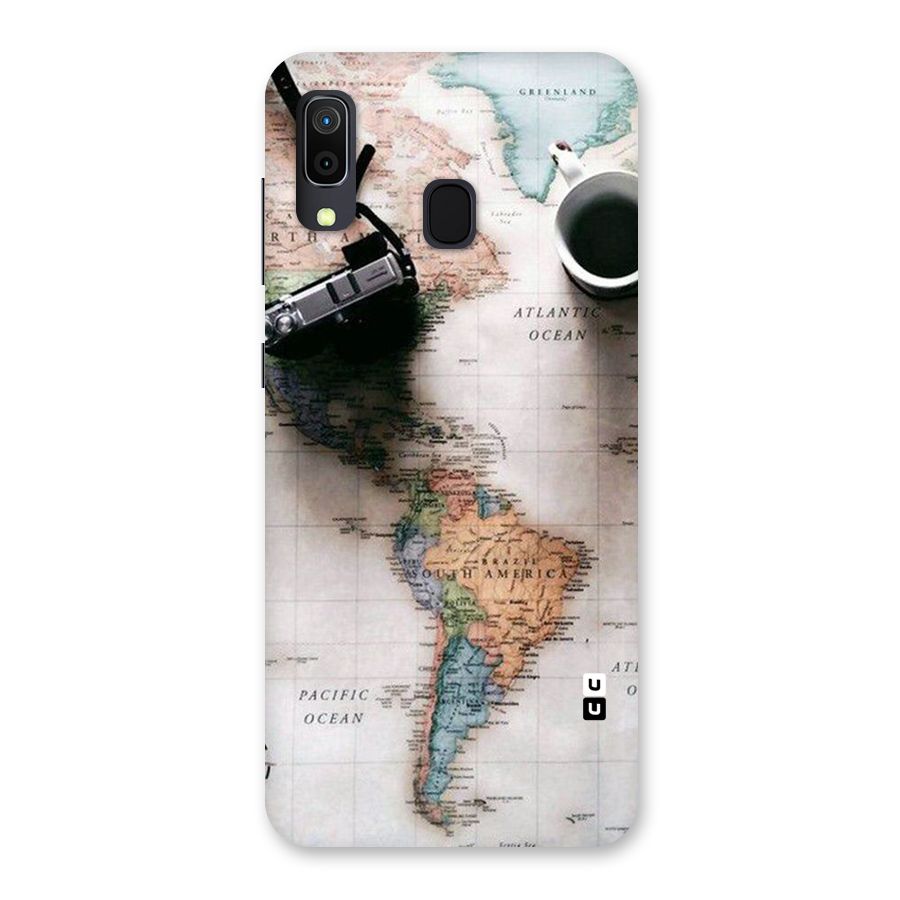 Coffee And Travel Back Case for Galaxy A30